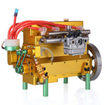 32cc Four-cylinder In-line Water-cooled Gasoline Engine for RC Car Ship - stirlingkit