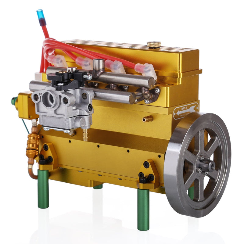 Rc Inline Engine 32cc Four-cylinder In-line Water-cooled Gasoline Engine for RC Car Ship ...