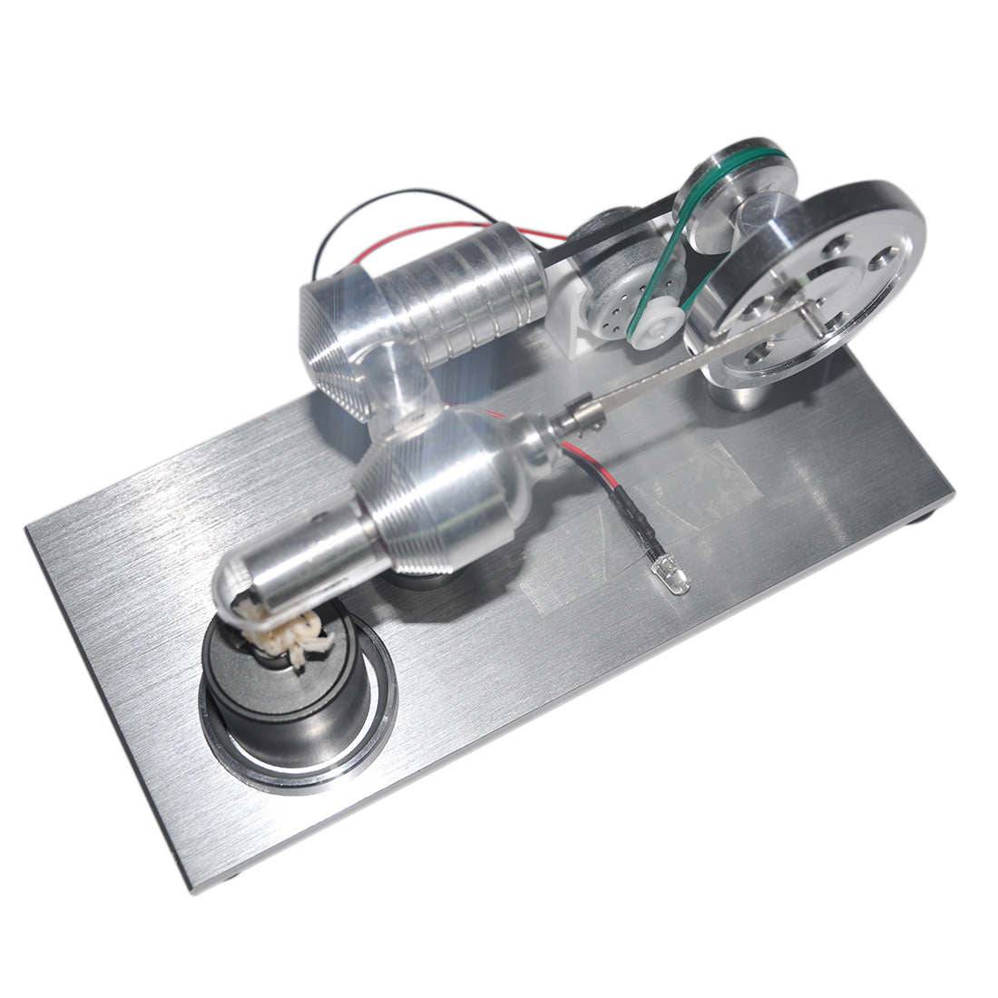 Hot Air Stirling Engine Model Electricity Power Generator Motor Toy Kits Gift - stirlingkit