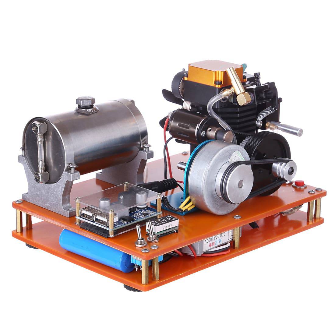 TOYAN 4 stroke Methanol Engine DIY 12V Electric Generator Science Education Laboratory Engine - stirlingkit