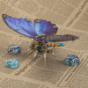 Steampunk Butterfly 3D Metal Morpho  Model DIY Kits 150PCS+ - stirlingkit