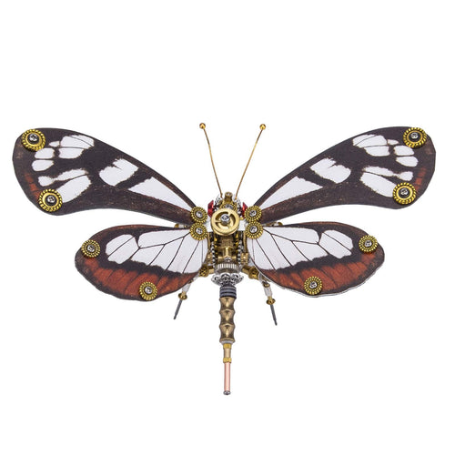 Butterfly Steampunk 3D Metal Greta Oto Model DIY Kits 150PCS+ - stirlingkit