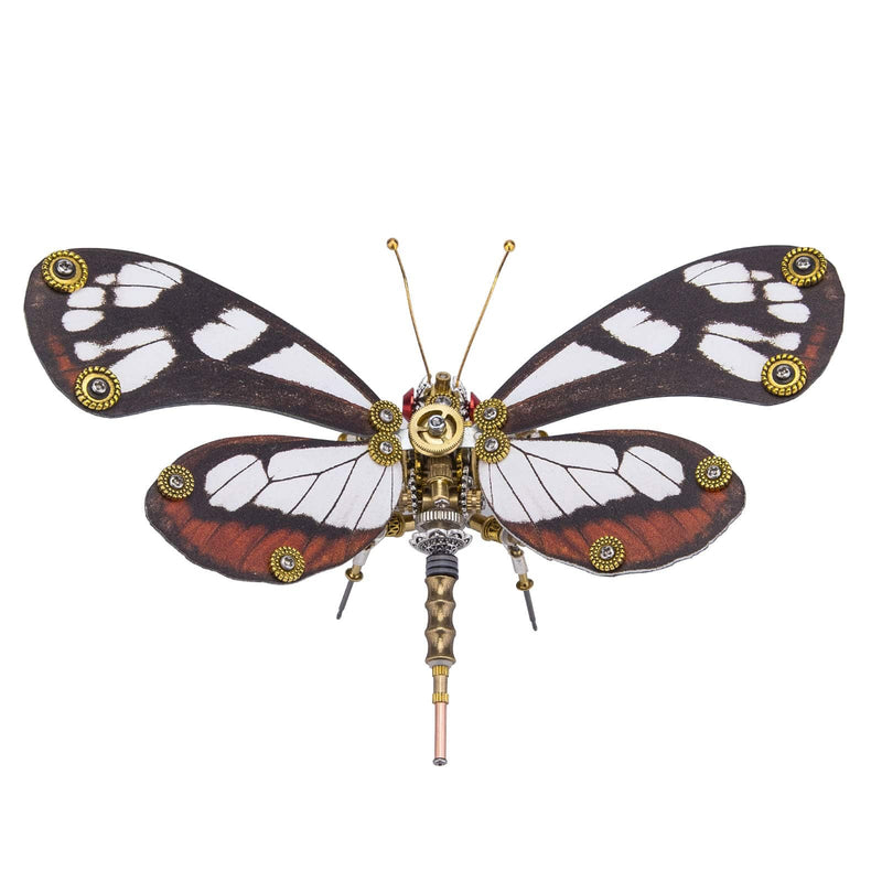 Butterfly Steampunk 3D Metal Greta Oto Model DIY Kits 150PCS+ - stirlingkit