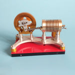 Suction Fire Type Stirling Engine Model Hot Air Stirling Model - stirlingkit