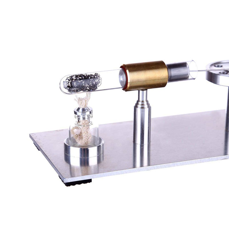 Thermo Acoustic Stirling Engine Mini Horizontal External Combustion Engine Model - stirlingkit