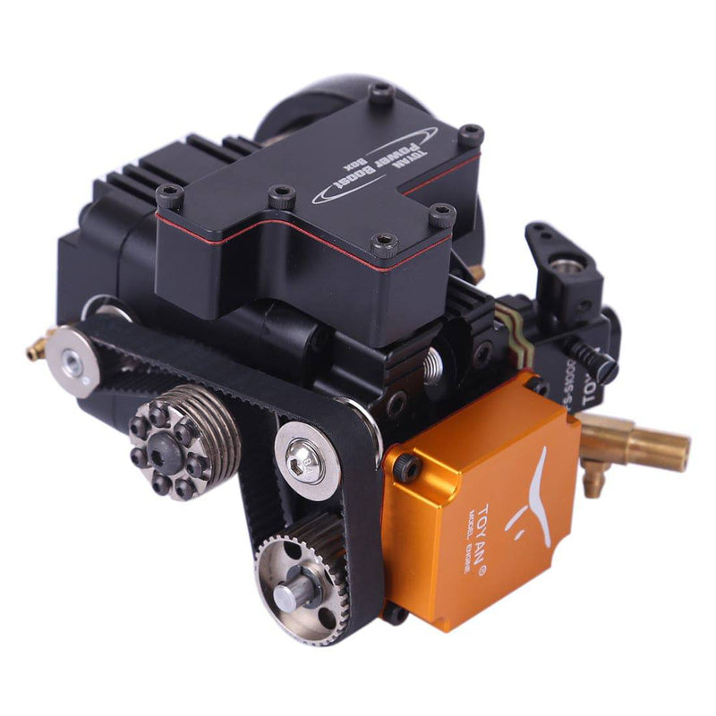 4 Stroke RC Engine Water Cooled Gasoline Model Engine Kit for RC Car Boat Airplane - Toyan FS-S100G(w) - stirlingkit