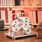 Metal Balance Stirling Engine Model Generator Micro External Combustion Engine Model - stirlingkit