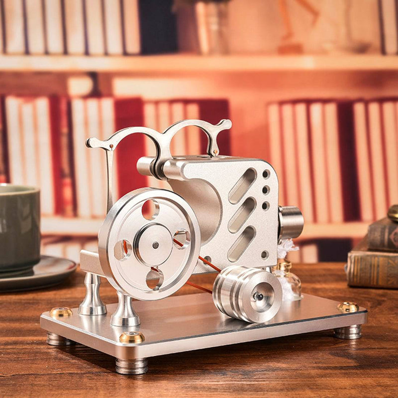 Metal Balance Stirling Engine Model Generator Micro External Combustion Engine Model - stirlingkit