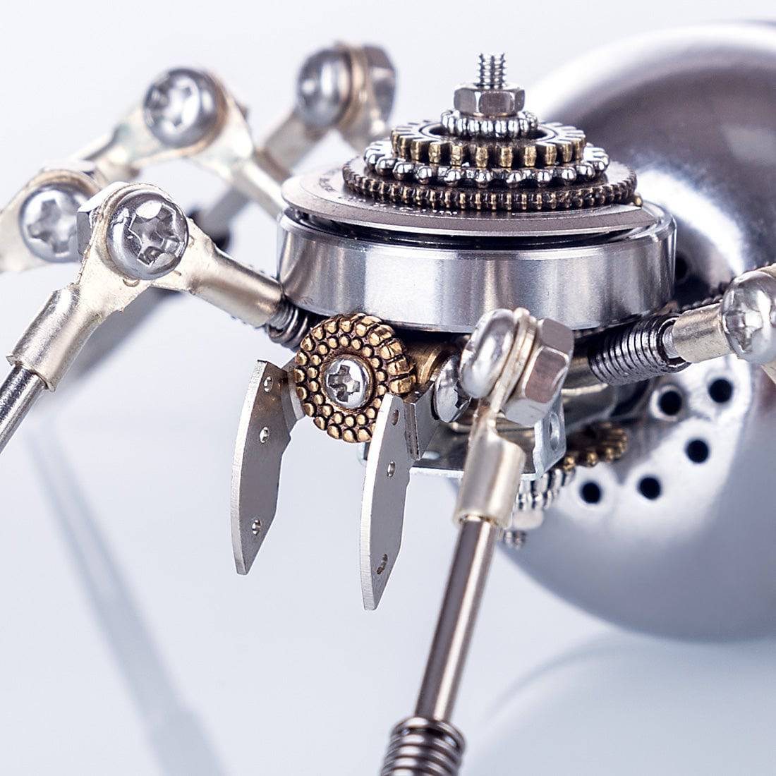 DIY Metal Mechanical Steel 3.0 Spider Assembly Puzzle Model Assembly Kit - stirlingkit