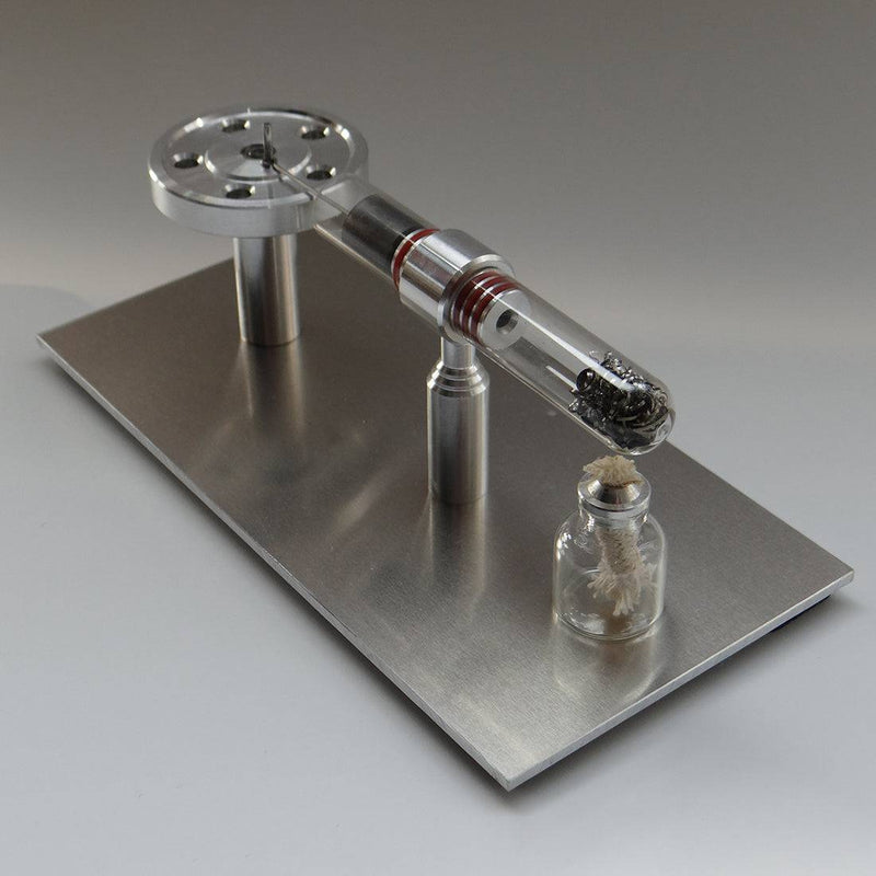 Hot Air Thermoacoustic Heat Stirling Engine Model Single Cylinder Generator Toy - stirlingkit