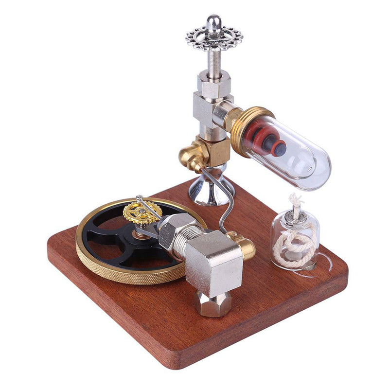 Adjustable Speed Stirling Engine Model with Horizontal Flywheel  Experiment Toy - stirlingkit