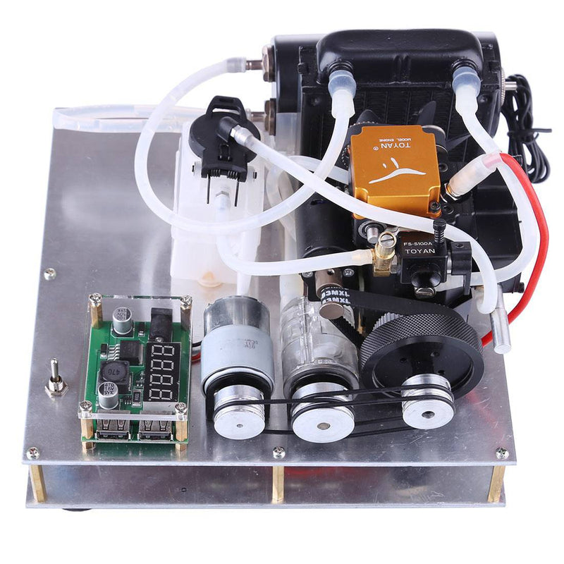 TOYAN General Methanol Gasoline Engine Model DIY Micro Water-cooled Generator Set - stirlingkit