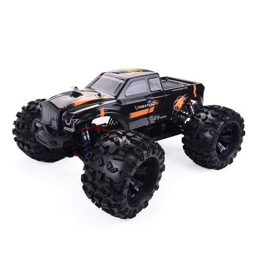 ZD Racing MT8 Pirates3 1/8 2.4G 4WD 90km/h Brushless Motor RC Car Monster Off-road Truck - stirlingkit