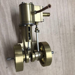 Tractor Head Shape Double Flywheel Steam Engine Model Without Boiler - stirlingkit