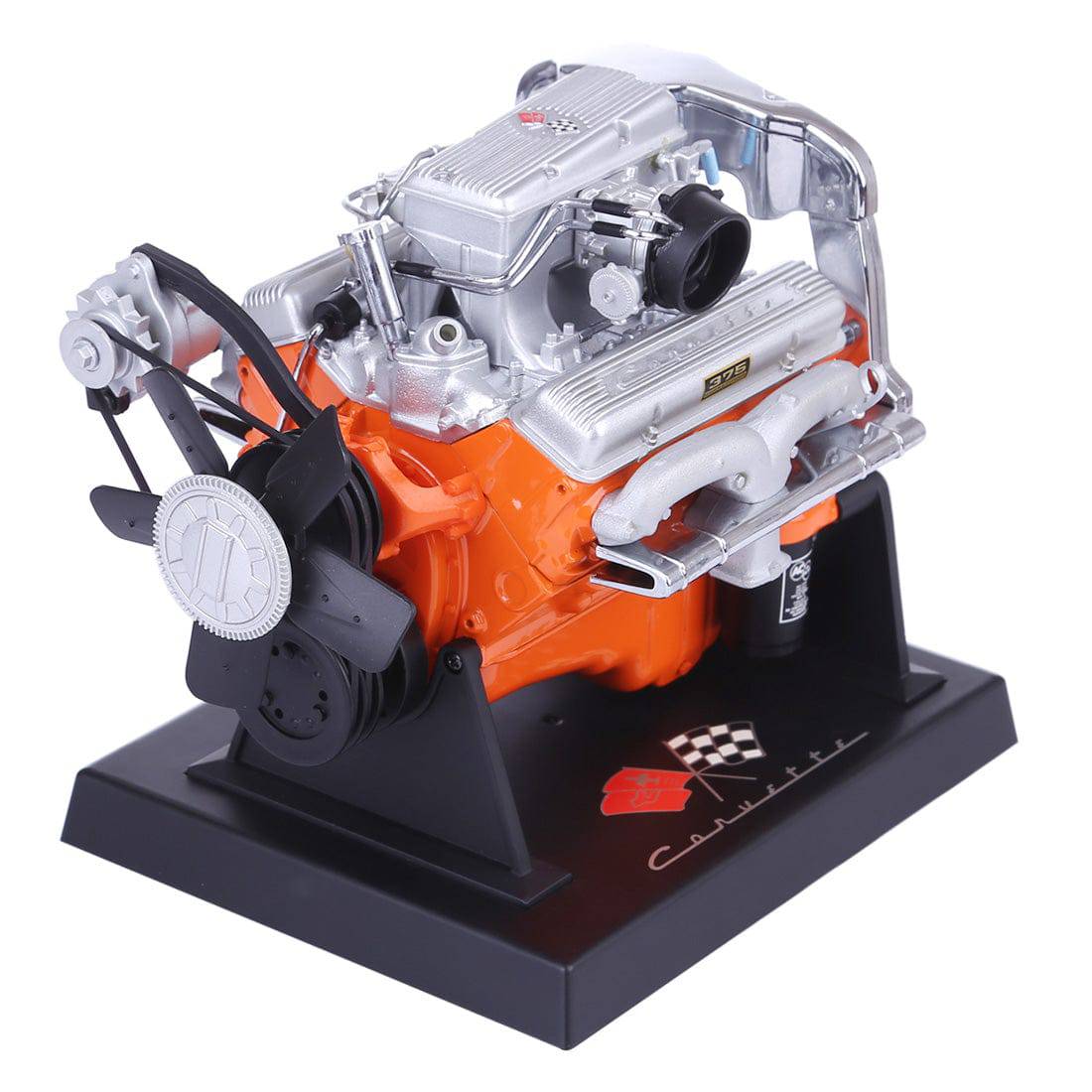 1:16 Chevrolet Alloy Engine Model Corvette V8 Engine - stirlingkit