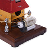 Stirling Engine Model Windmill Fan Cabin Shape Creative External Combustion Engine Kit - stirlingkit