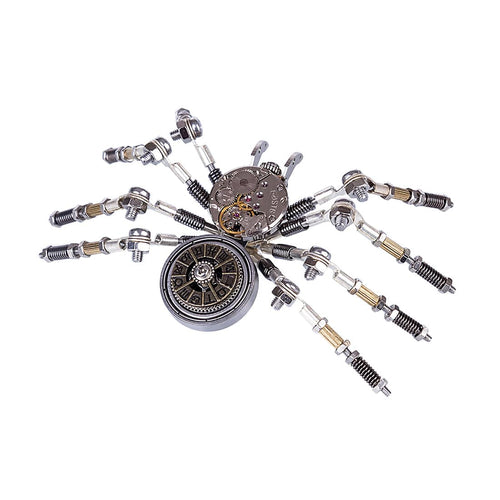 DIY Assembled Model Kit Metal Spider Model Ornaments Home Office Decor Art Creative Gift - stirlingkit