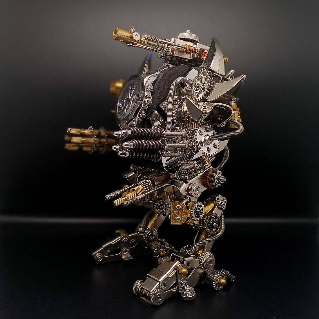 DIY Mechanical Watch Metal Assembly Mecha Creative Decor Model - stirlingkit