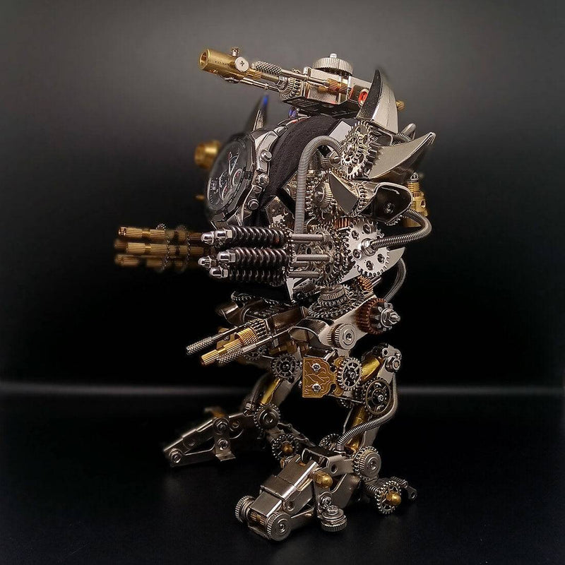 DIY Mechanical Watch Metal Assembly Mecha Creative Decor Model - stirlingkit