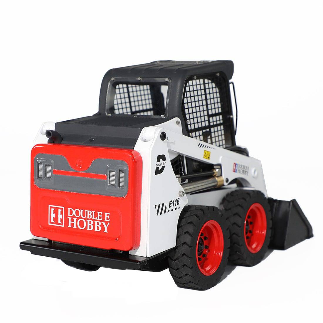 E116-003 1/14 2.4G Alloy Hydraulic Skid Steer Loader Engineering Bulldozer Construction Remote Control Vehicle - RTR Version - stirlingkit