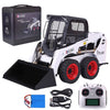 E116-003 1/14 2.4G Alloy Hydraulic Skid Steer Loader Engineering Bulldozer Construction Remote Control Vehicle - RTR Version - stirlingkit