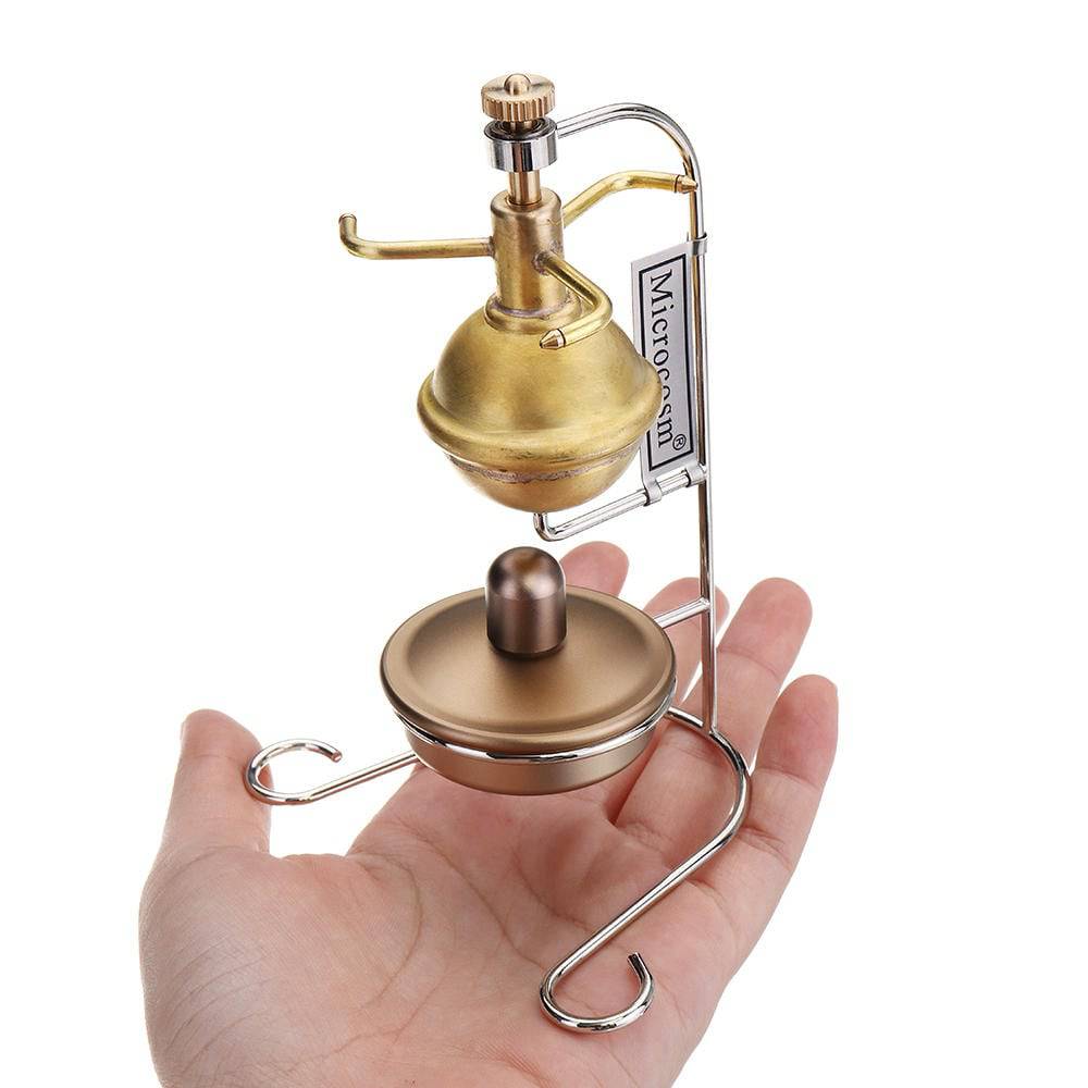 Micro Scale Steam Engine Hero Of Alexandria Full Metal Stirling Engine Model T1B - stirlingkit