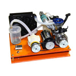 VX Level 18 Single Cylinder 2-stroke Methanol Engine with Water Cooling Radiator - stirlingkit