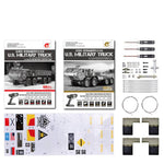 HG-P803A 1/12 2.4G 8 x 8 RC Car Dump Truck U.S. Military Truck Toy - stirlingkit