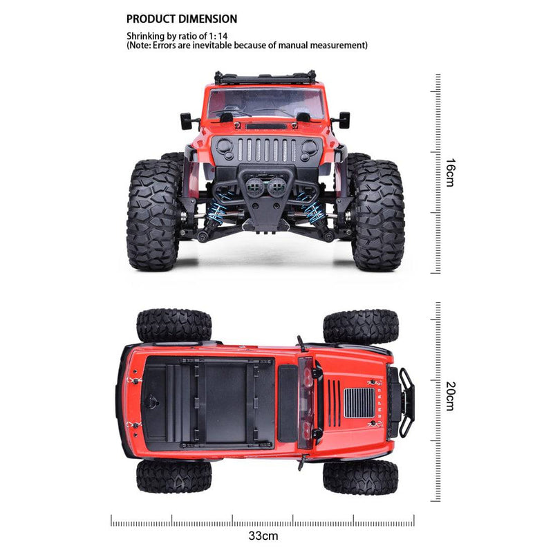 1:14 2.4G 4WD 35km/h High Speed Electric Off-road Vehicle RC Model Car - stirlingkit