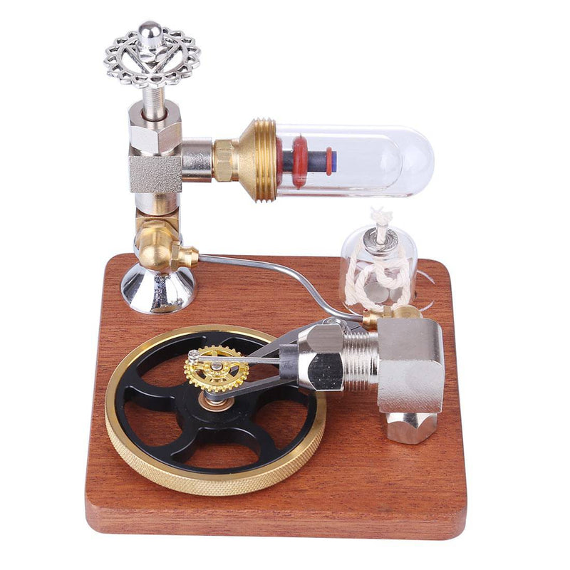 Adjustable Speed Stirling Engine Model with Horizontal Flywheel  Experiment Toy - stirlingkit