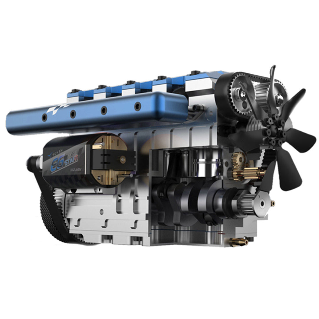 Fs400 Less Engine FS-L400 Inline 4 Cylinder 4 Stroke Assembly Engine Model - Stirlingkit
