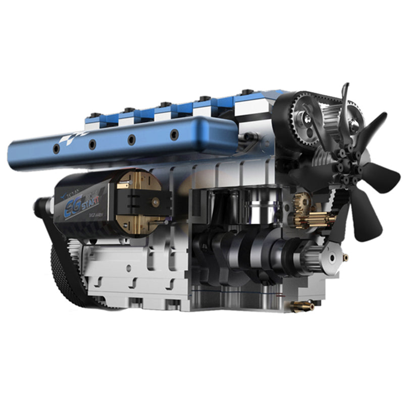 FS-L400 Inline 4 Cylinder 4 Stroke  Assembly Engine Model - stirlingkit