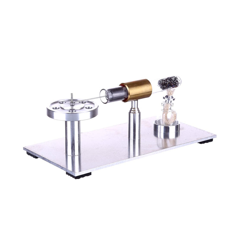 Thermo Acoustic Stirling Engine Mini Horizontal External Combustion Engine Model - stirlingkit