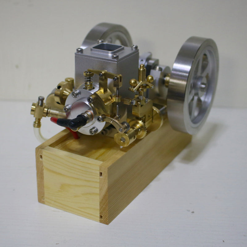 Update Version Horizontal Hit and Miss Water-cooled Gasoline Engine ICE Model M92 - stirlingkit