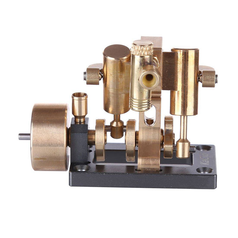 Mini Inline Double-cylinder Swing Steam Engine Model (without Boiler) - stirlingkit