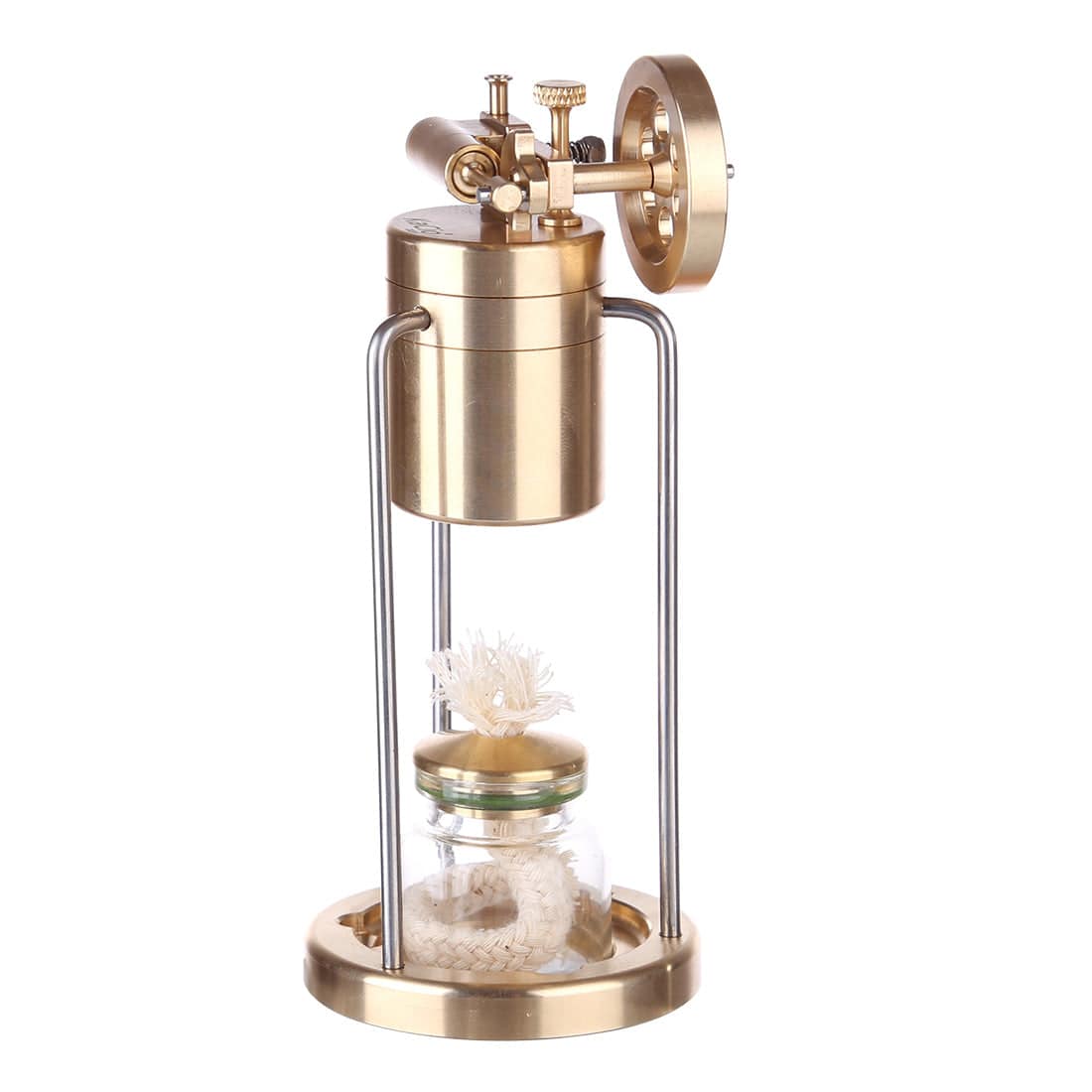 Microcosm Mini Live Steam Engine Brass Stirling Engine Model Science Education - stirlingkit