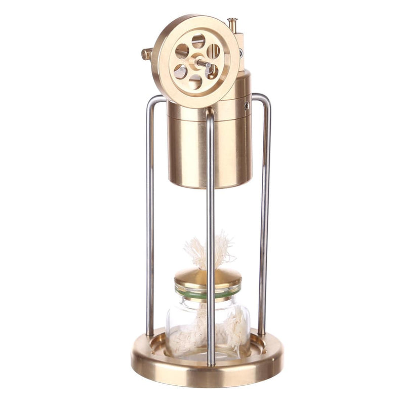 Microcosm Mini Live Steam Engine Brass Stirling Engine Model Science Education - stirlingkit