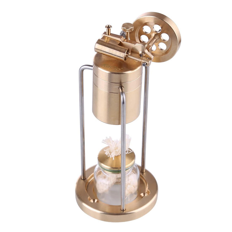 Microcosm Mini Live Steam Engine Brass Stirling Engine Model Science Education - stirlingkit