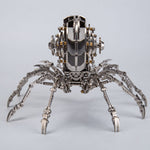 203PCS DIY Mini 3D Metal Spider Beast with Led Light Model Building Kit Toys - stirlingkit