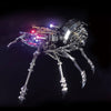 203PCS DIY Mini 3D Metal Spider Beast with Led Light Model Building Kit Toys - stirlingkit