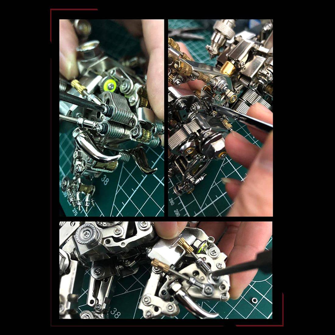 650PCS+ 3D Metal Smilodon Saber-toothed Cat DIY Kits Assembly - Stirlingkit