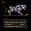 650PCS+ 3D Metal Smilodon Saber-toothed Cat DIY Kits Assembly - stirlingkit