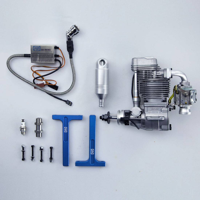 ngh GF30 30cc Single-cylinder Four Stroke Air Cooled Gasoline Engine for Fixed Wing Drone - stirlingkit