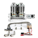 ngh GF60i2 60cc Inline Four Stroke Double Cylinder Air Cooled Gasoline Engine for Fixed Wing Drone - stirlingkit
