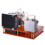 NIKKO Single Cylinder 2-stroke Gasoline Engine with  Water Cooling Radiator - stirlingkit