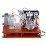 NIKKO Single Cylinder 2-stroke Gasoline Engine with  Water Cooling Radiator - stirlingkit