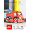 1375PCS+ DIY Metal Assembly Fire Trucks Exquisite Four-Piece Educational Toy Gift - stirlingkit