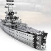 2493PCS+ DIY metal Assembly Educational Toy For Land, Sea And Air (Battleship + Tank + Fighter) - stirlingkit