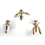 3PCS Steampunk Mini Insect Metal Model Home Decoration - stirlingkit