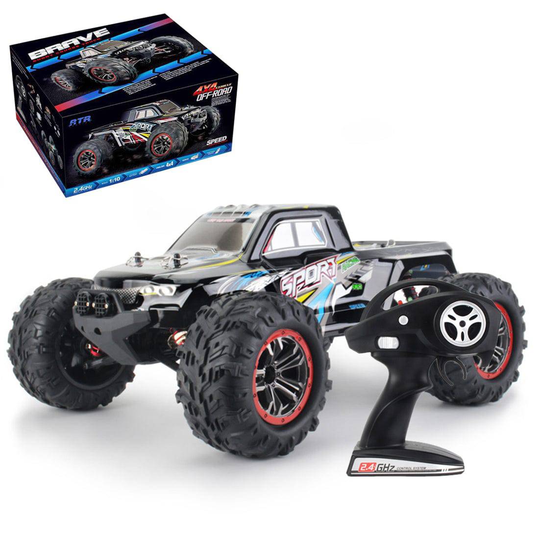 1:10 2.4Ghz 4WD 35KM/H High-speed RC Car Monster Trucks Racing Toys - stirlingkit